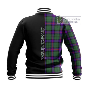 Armstrong Modern Tartan Baseball Jacket with Family Crest and Half Of Me Style