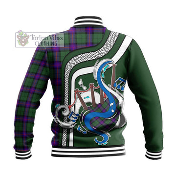 Armstrong Modern Tartan Baseball Jacket with Epic Bagpipe Style