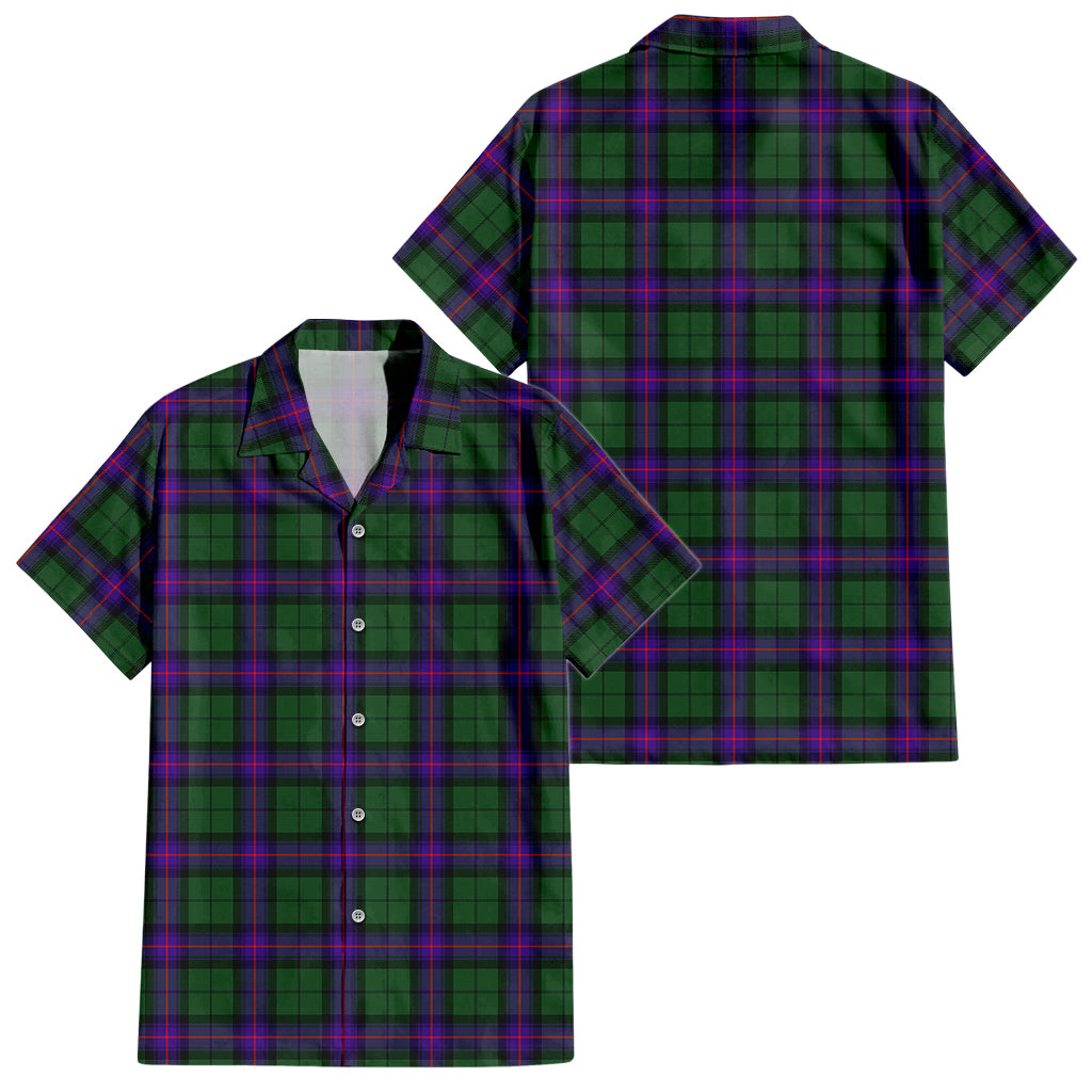 Armstrong Modern Tartan Short Sleeve Button Down Shirt - Tartanvibesclothing