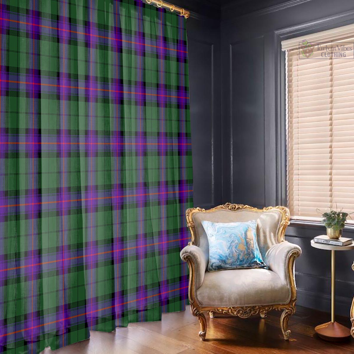 Armstrong Modern Tartan Window Curtain