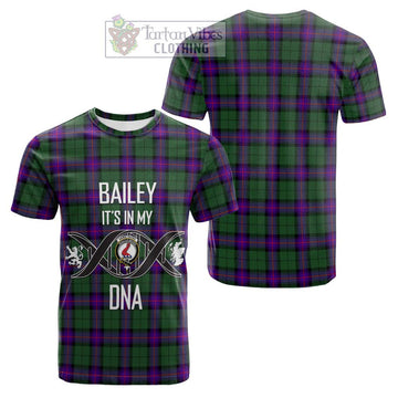 Armstrong Modern Tartan Cotton T-shirt with Family Crest DNA In Me Style