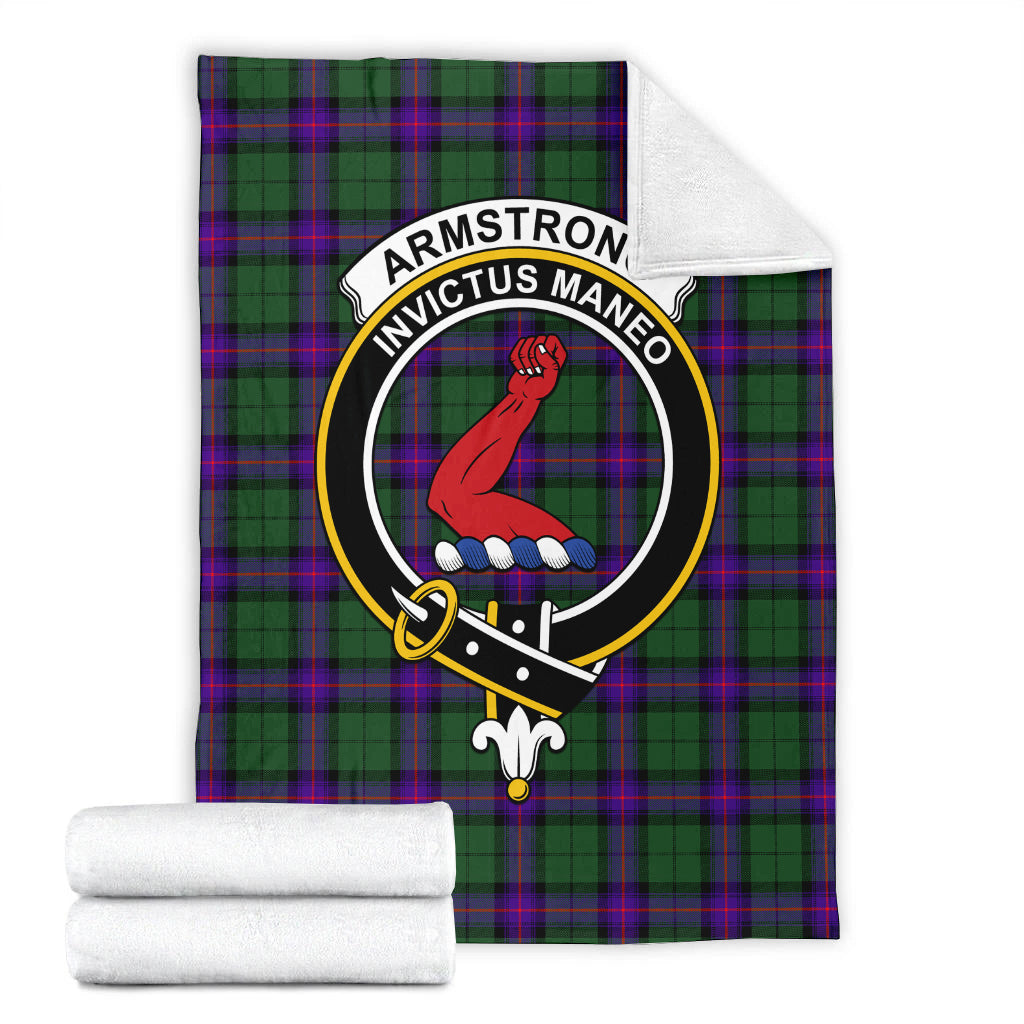 Armstrong Modern Tartan Blanket with Family Crest - Tartan Vibes Clothing