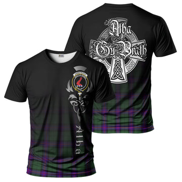 Armstrong Modern Tartan T-Shirt Featuring Alba Gu Brath Family Crest Celtic Inspired