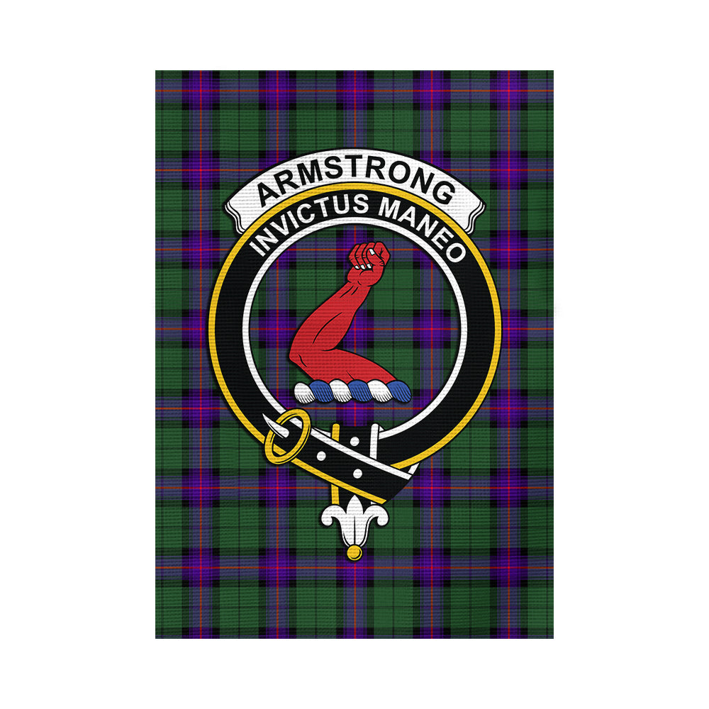 Armstrong Modern Tartan Flag with Family Crest - Tartan Vibes Clothing