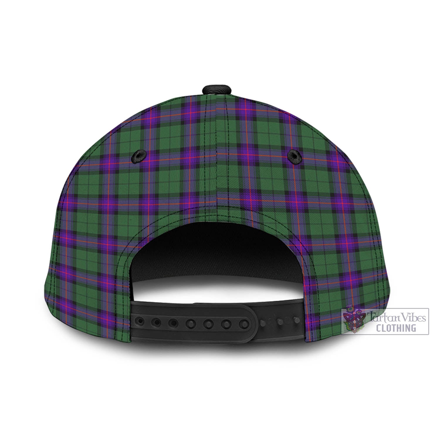 Tartan Vibes Clothing Armstrong Modern Tartan Classic Cap with Family Crest In Me Style