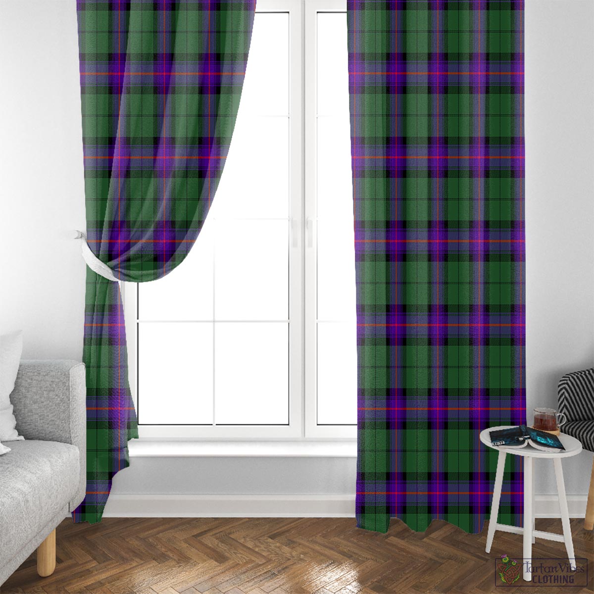 Armstrong Modern Tartan Window Curtain