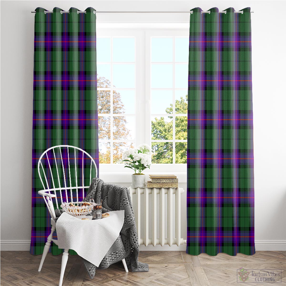 Armstrong Modern Tartan Window Curtain