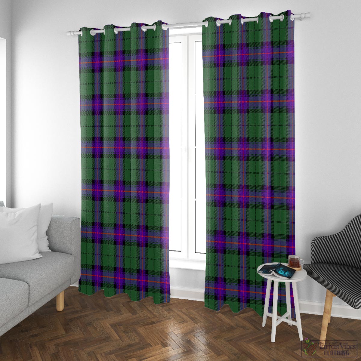 Armstrong Modern Tartan Window Curtain