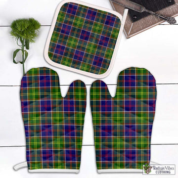 Arnott Tartan Combo Oven Mitt & Pot-Holder White - Tartan Vibes Clothing