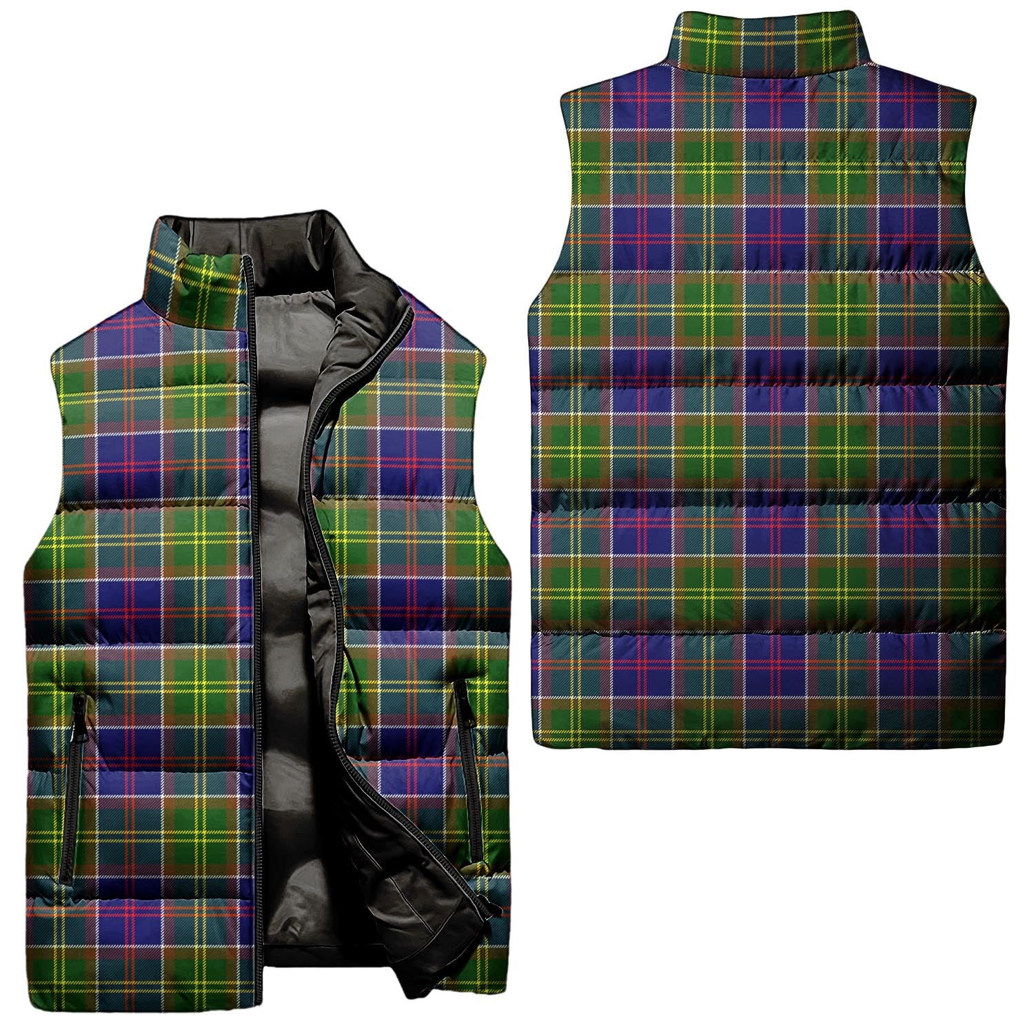 Arnott Tartan Sleeveless Puffer Jacket Unisex - Tartanvibesclothing