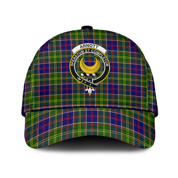 Arnott Tartan Classic Cap with Family Crest