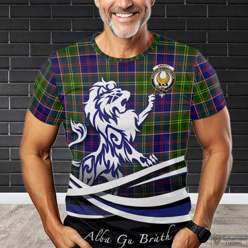 Arnott Tartan T-Shirt with Alba Gu Brath Regal Lion Emblem