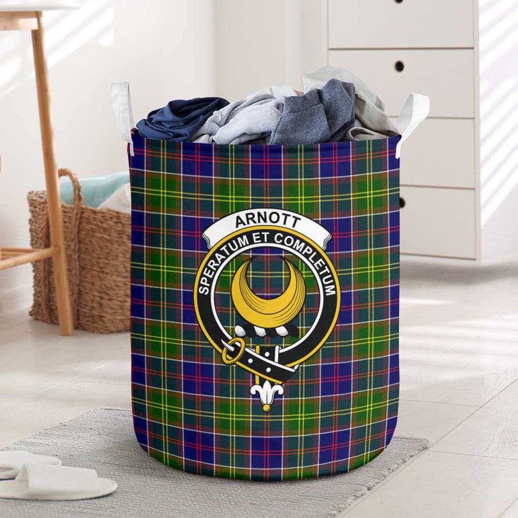 Arnott Tartan Laundry Basket with Family Crest - Tartan Vibes Clothing