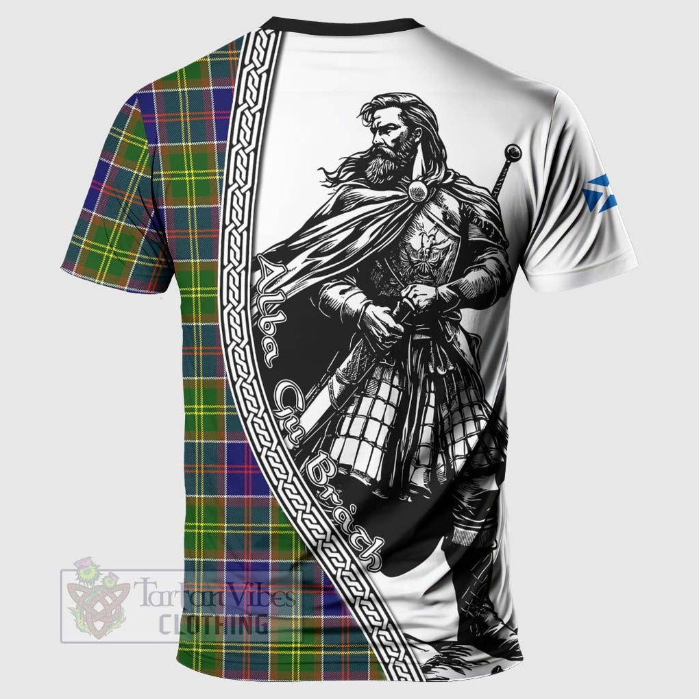 Arnott Tartan Clan Crest T-Shirt with Highlander Warrior Celtic Style - Tartan Vibes Clothing