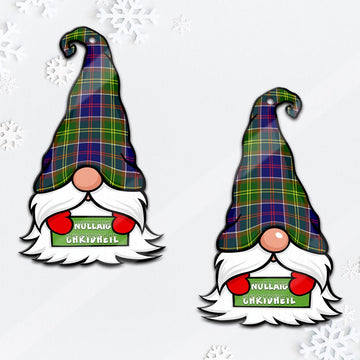 Arnott Gnome Christmas Ornament with His Tartan Christmas Hat