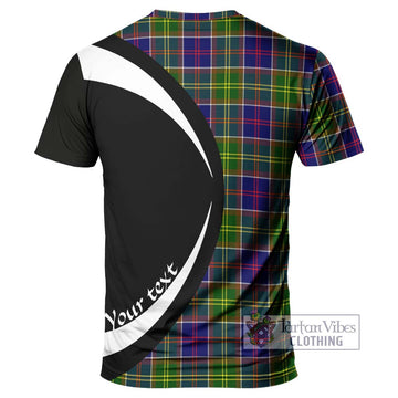 Arnott Tartan T-Shirt with Family Crest Circle Style - Tartan Vibes Clothing