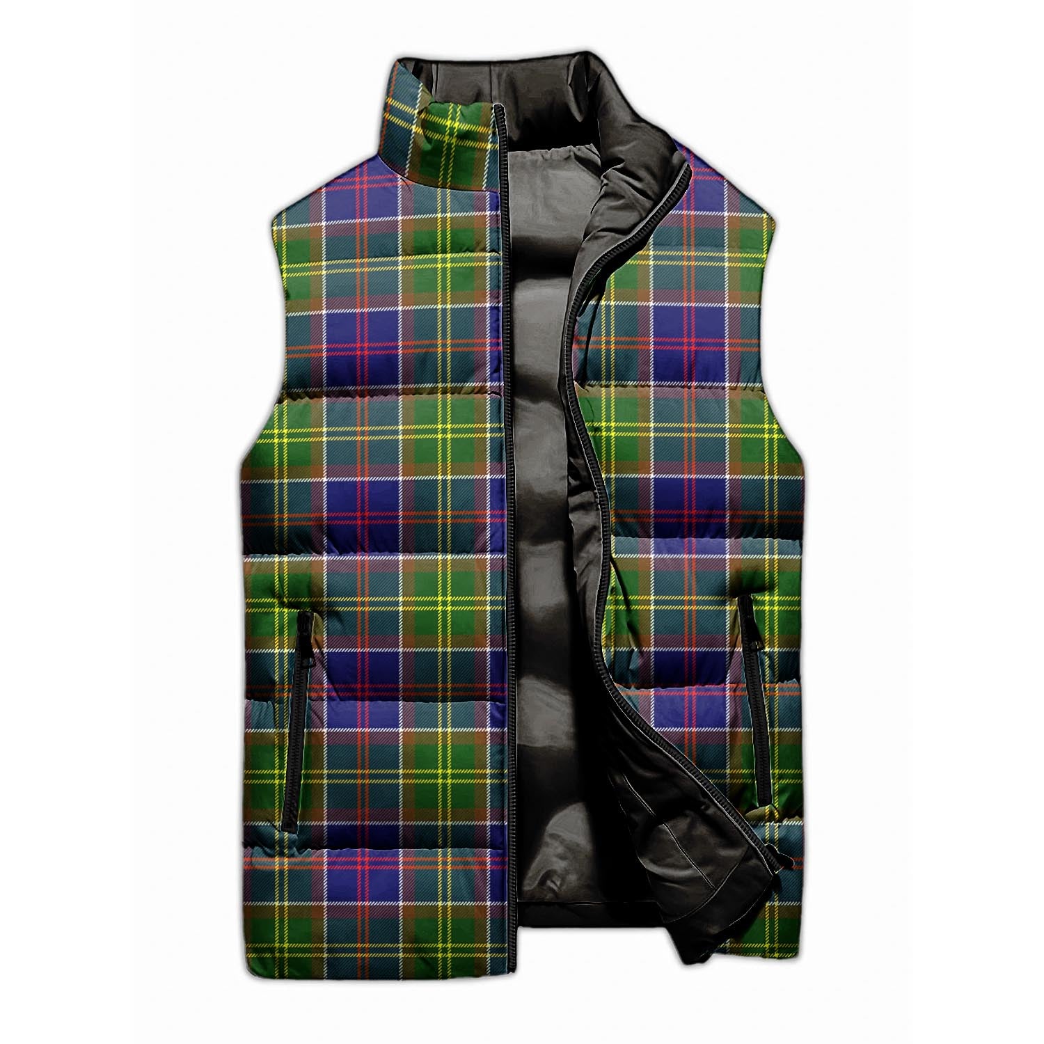 Arnott Tartan Sleeveless Puffer Jacket - Tartanvibesclothing