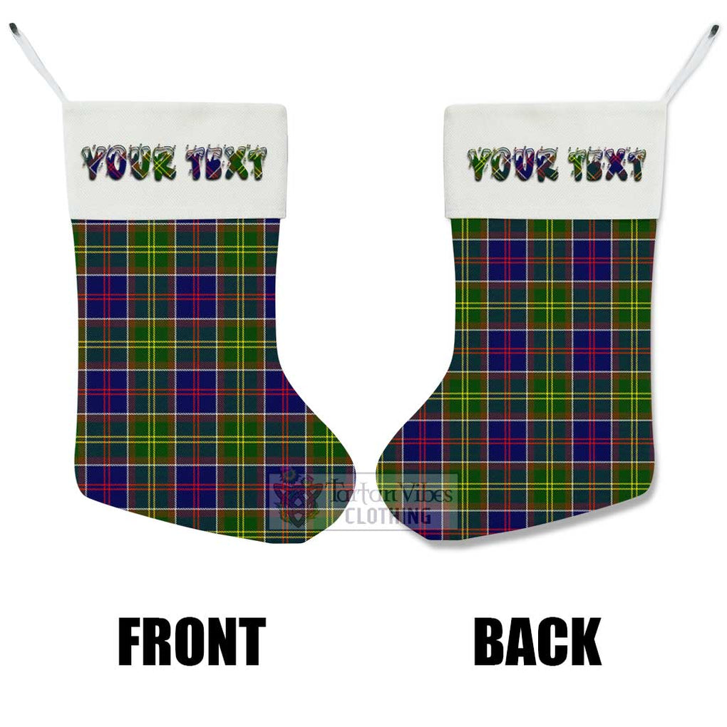 Tartan Vibes Clothing Arnott Tartan Christmas Stocking with Personalized Text