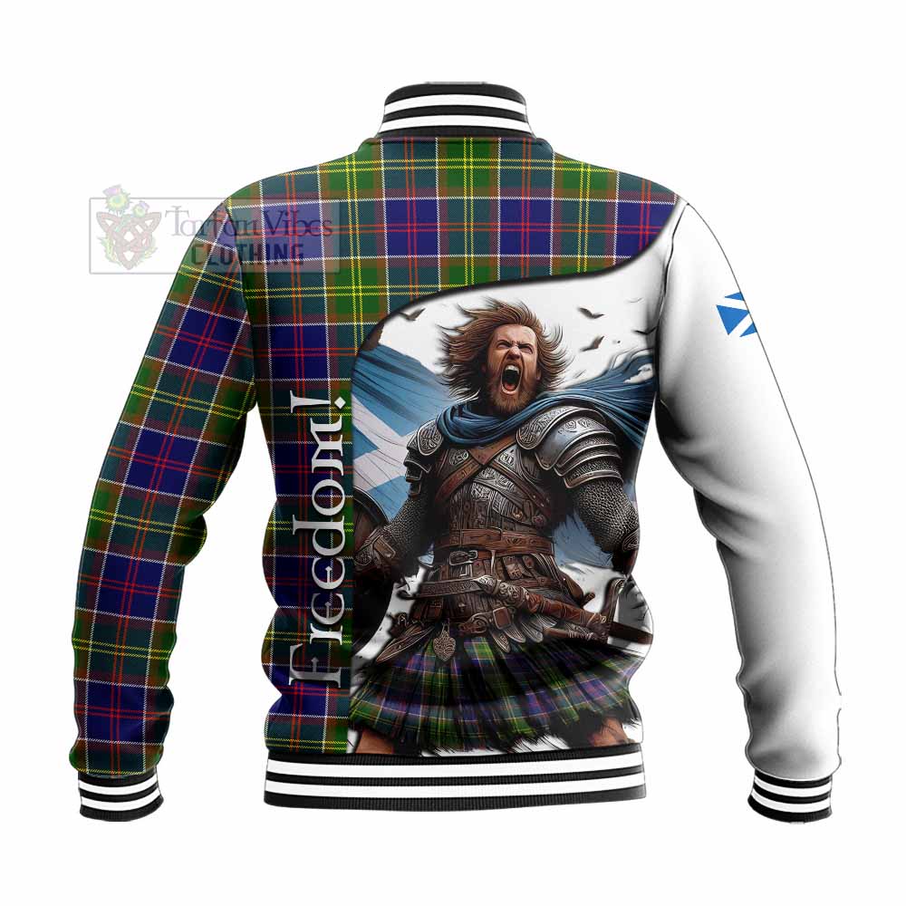 Arnott Crest Tartan Baseball Jacket Inspired by the Freedom of Scottish Warrior - Tartan Vibes Clothing