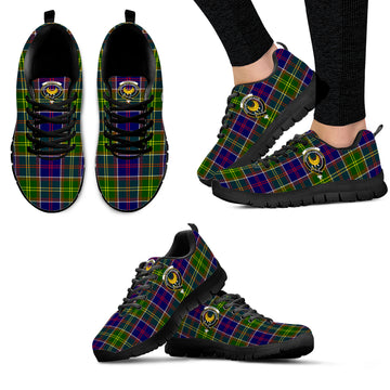 Arnott Tartan Sneakers with Family Crest