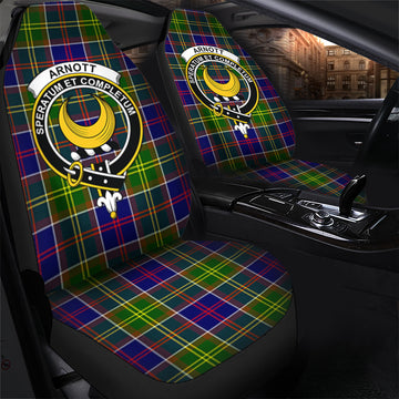 Arnott Tartan Car Seat Cover with Family Crest - Tartan Vibes Clothing