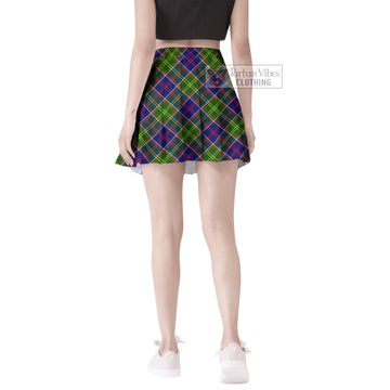 Arnott Tartan Women's Plated Mini Skirt Cross Style