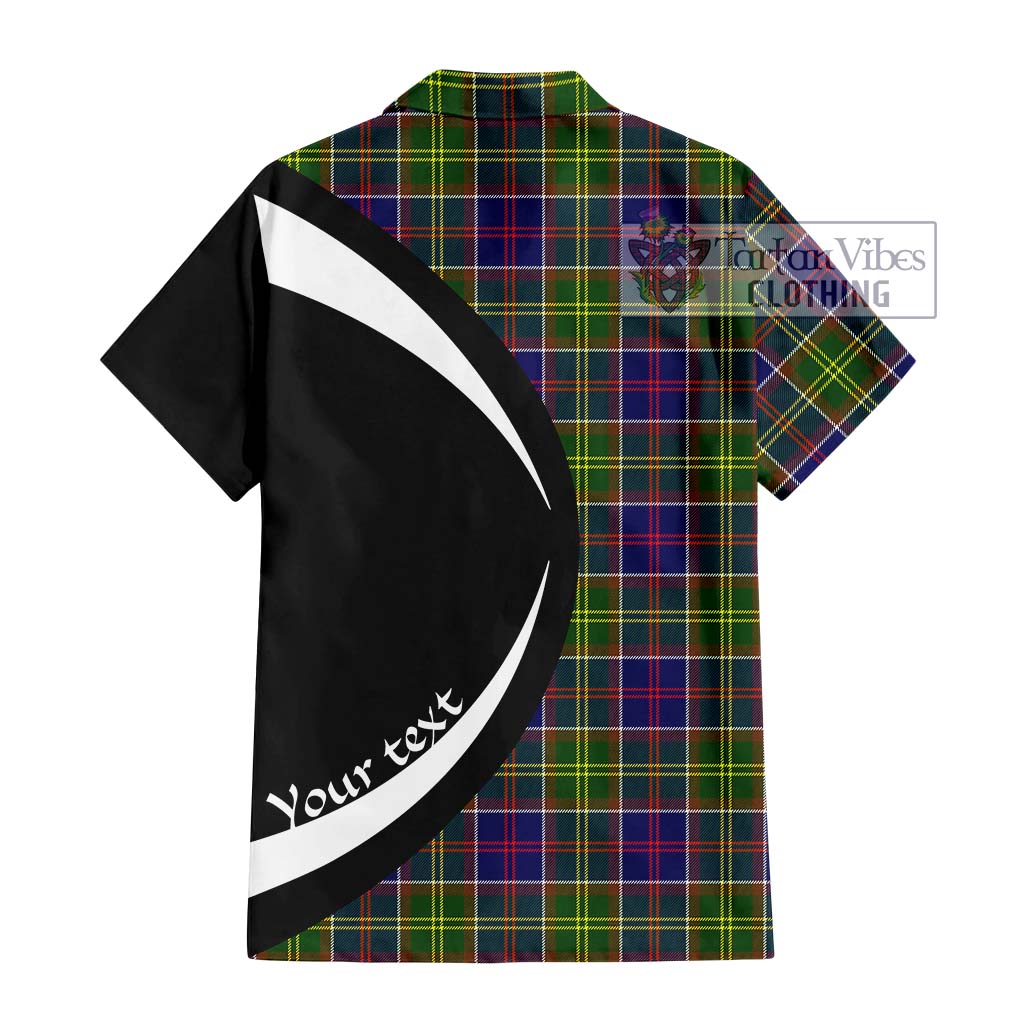 Arnott Tartan Hawaiian Shirt with Family Crest Circle Style - Tartan Vibes Clothing
