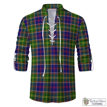 Arnott Tartan Men's Scottish Traditional Jacobite Ghillie Kilt Shirt