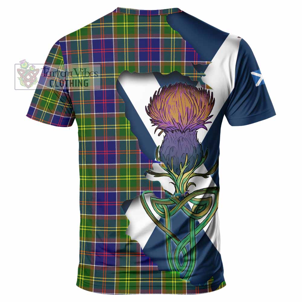 Arnott Tartan Family Crest T-Shirt Scottish Thistle Celtic Inspired - Tartan Vibes Clothing