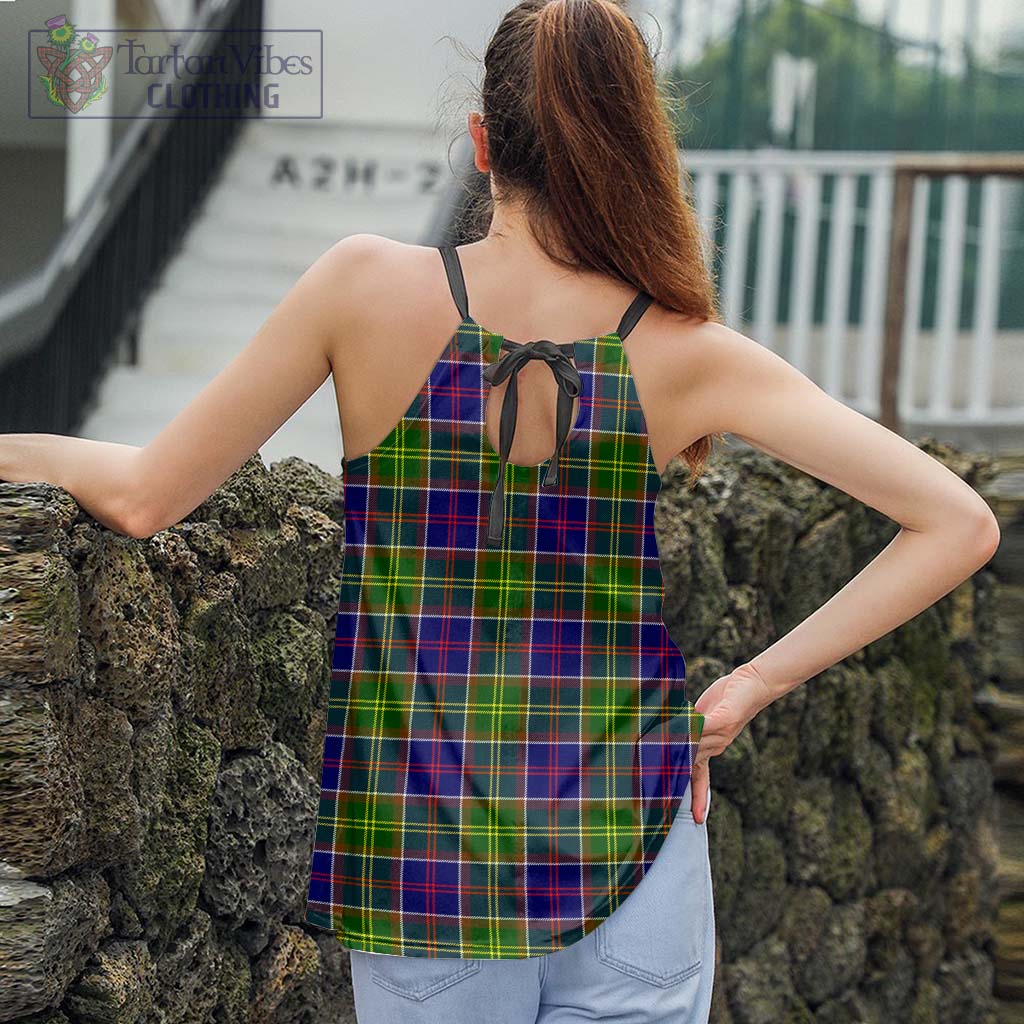 Arnott Tartan Loose Halter Neck Camisole - Tartan Vibes Clothing