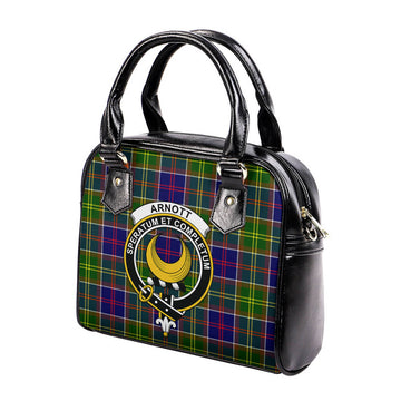 Arnott Tartan Shoulder Handbags with Family Crest - Tartan Vibes Clothing