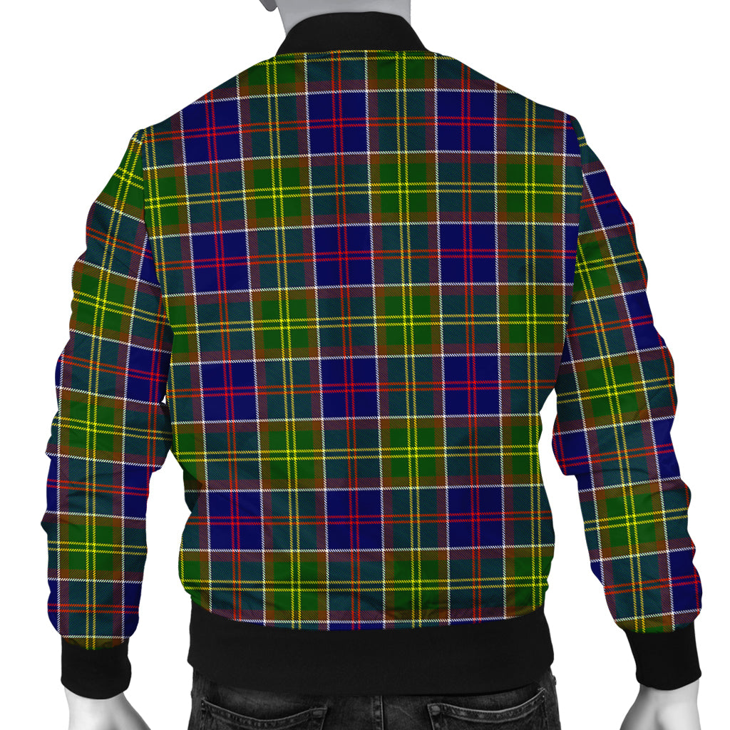 Arnott Tartan Bomber Jacket with Family Crest - Tartanvibesclothing