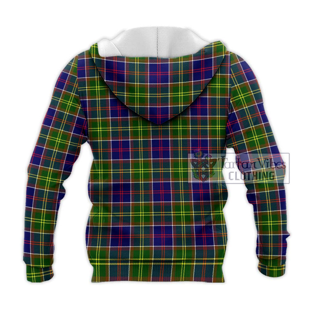 Arnott Tartan Knitted Hoodie with Family Crest DNA In Me Style - Tartanvibesclothing Shop