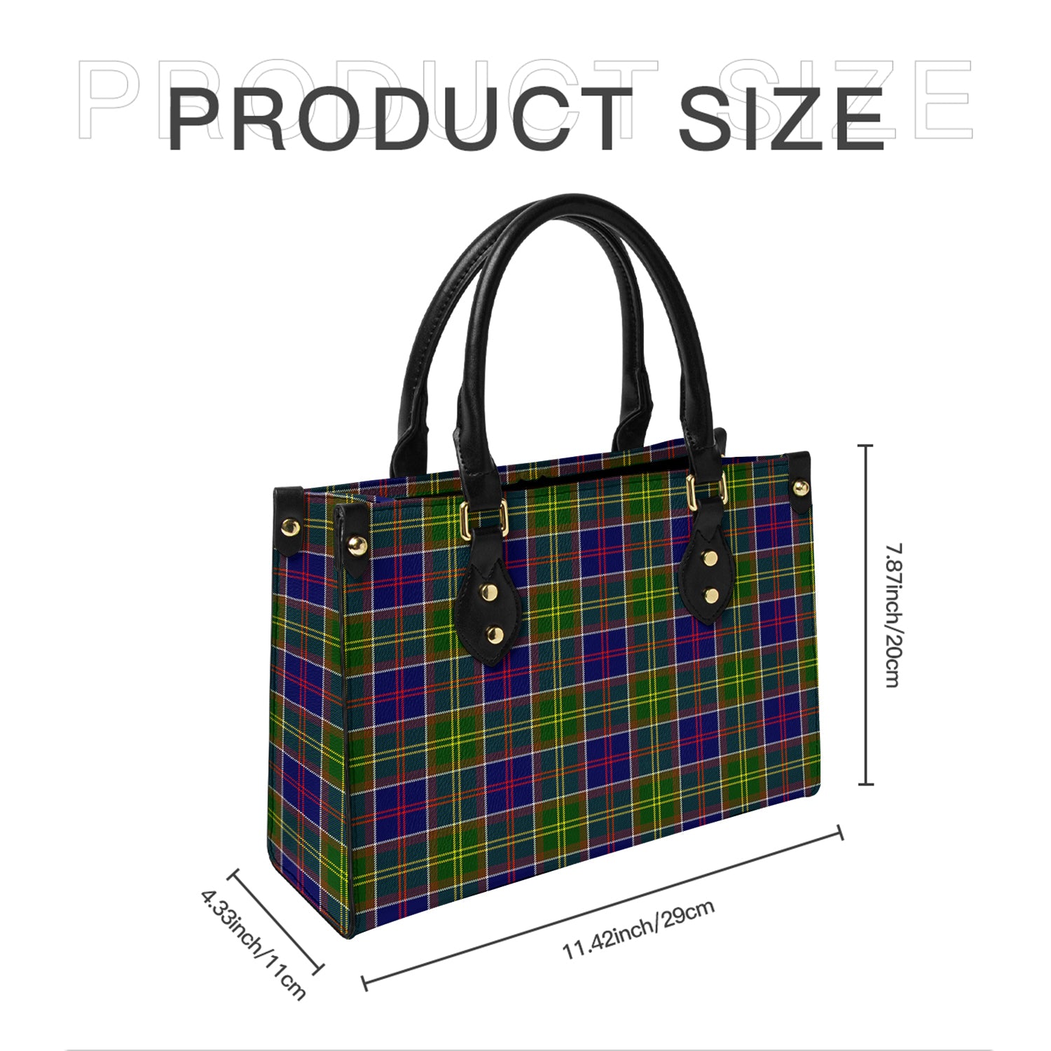 Arnott Tartan Leather Bag - Tartanvibesclothing