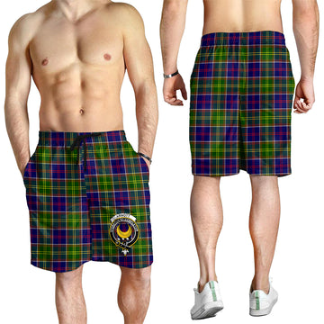 Arnott Tartan Mens Shorts with Family Crest - Tartan Vibes Clothing