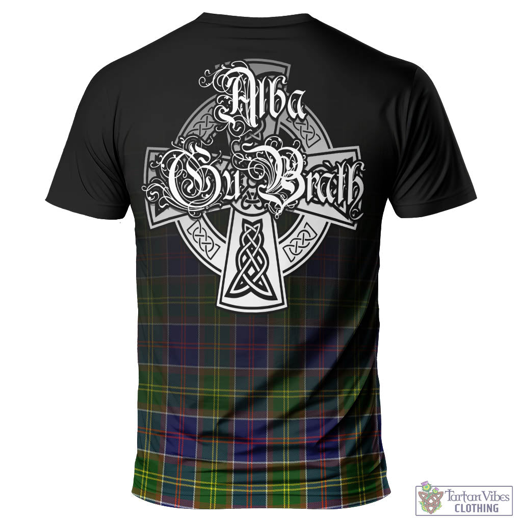 Tartan Vibes Clothing Arnott Tartan T-Shirt Featuring Alba Gu Brath Family Crest Celtic Inspired