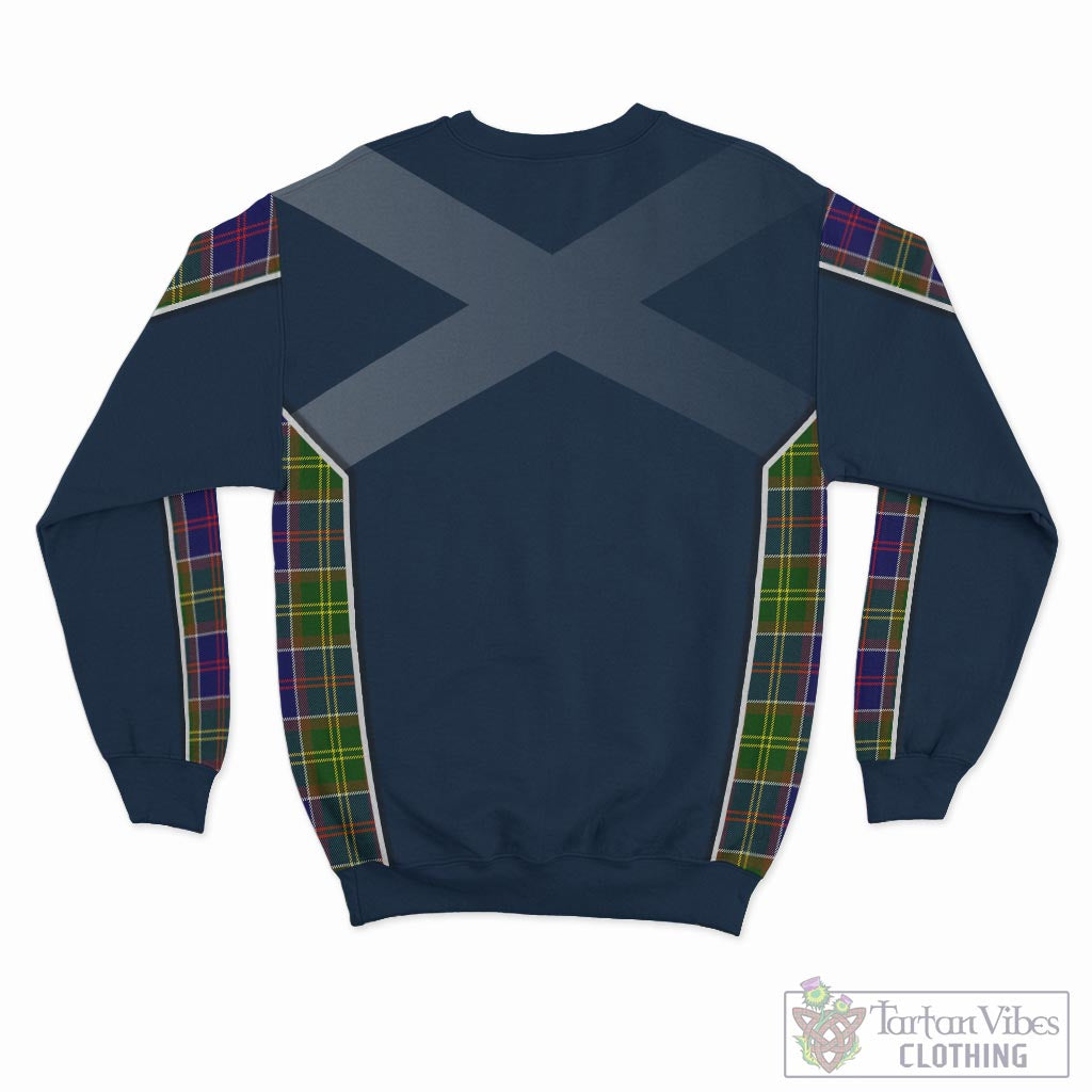 Tartan Vibes Clothing Arnott Tartan Sweatshirt with Family Crest and Scottish Thistle Vibes Sport Style