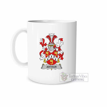 Arthur Irish Clan Coat of Arms Ceramic Mug