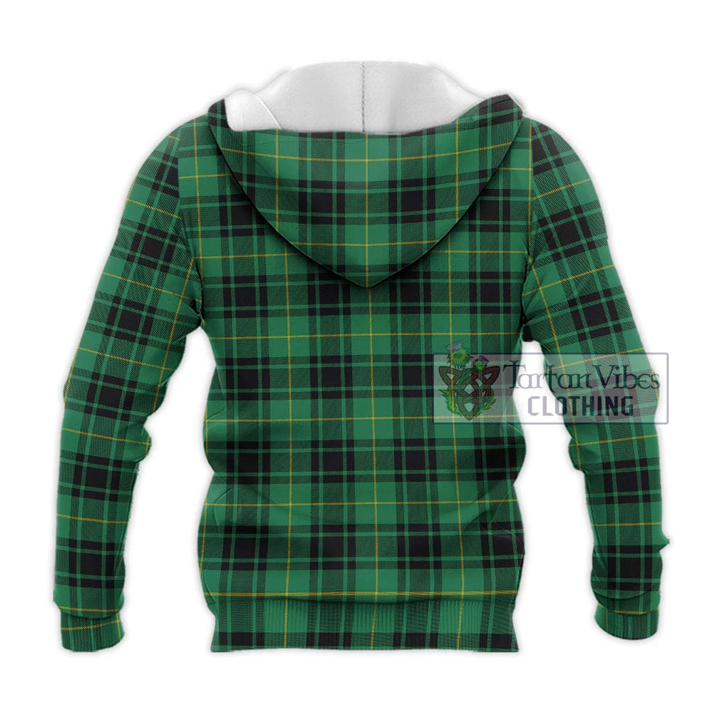 Arthur Ancient Tartan Knitted Hoodie with Family Crest DNA In Me Style - Tartanvibesclothing Shop