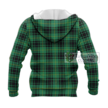 Arthur Ancient Tartan Knitted Hoodie with Family Crest DNA In Me Style