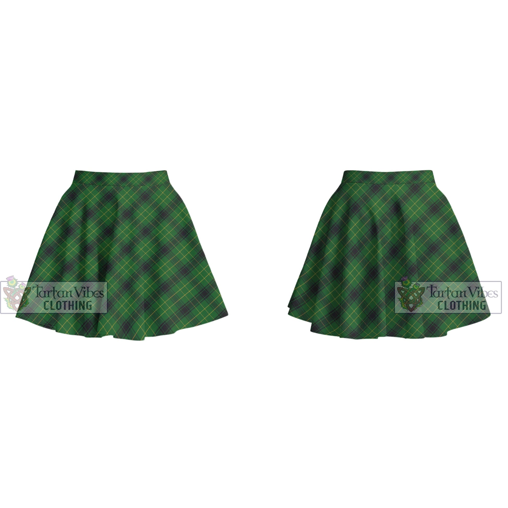 Tartan Vibes Clothing Arthur Highland Tartan Women's Plated Mini Skirt