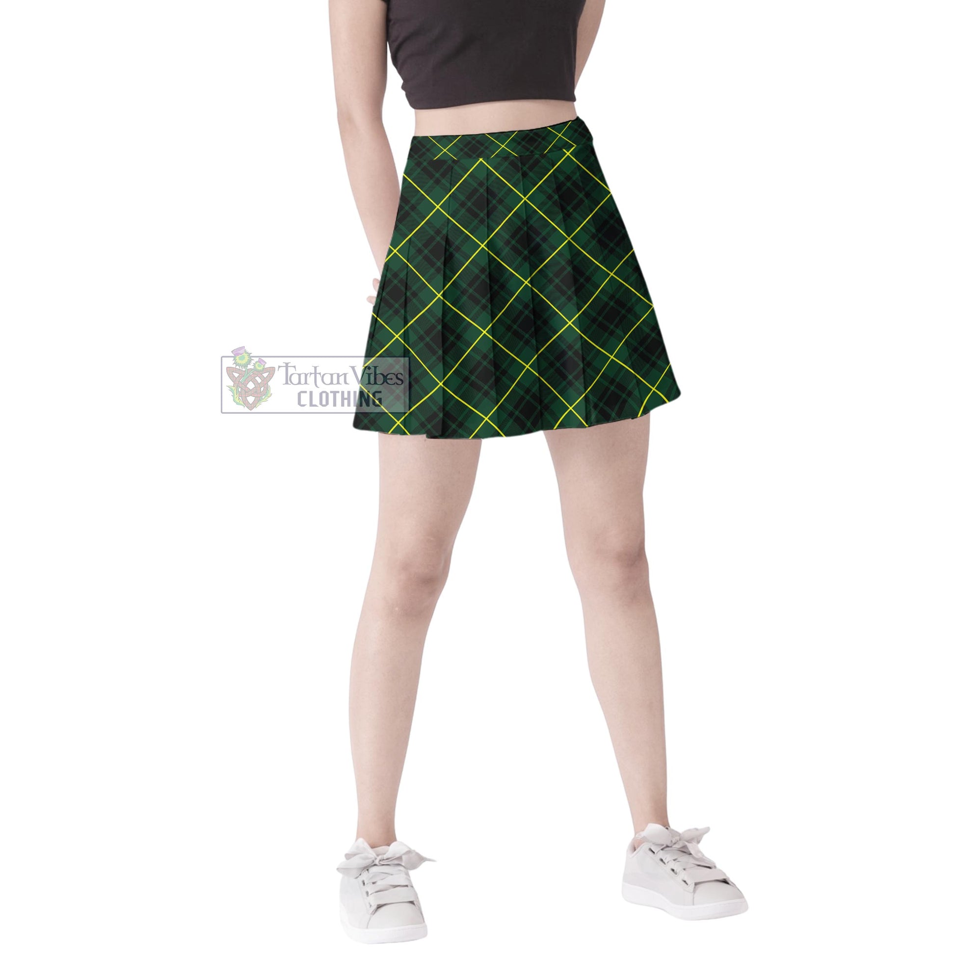 Tartan Vibes Clothing Arthur Modern Tartan Women's Plated Mini Skirt