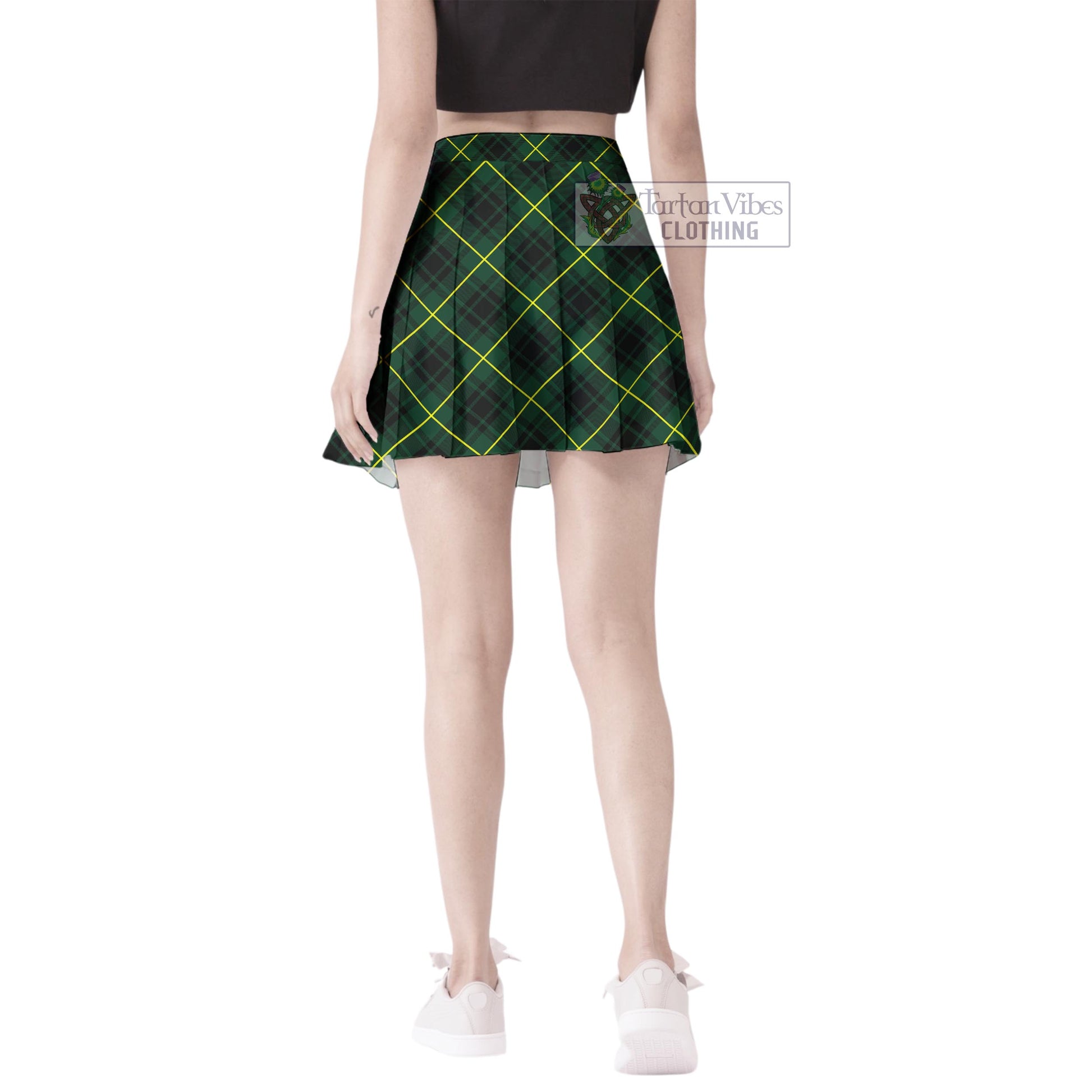 Tartan Vibes Clothing Arthur Modern Tartan Women's Plated Mini Skirt