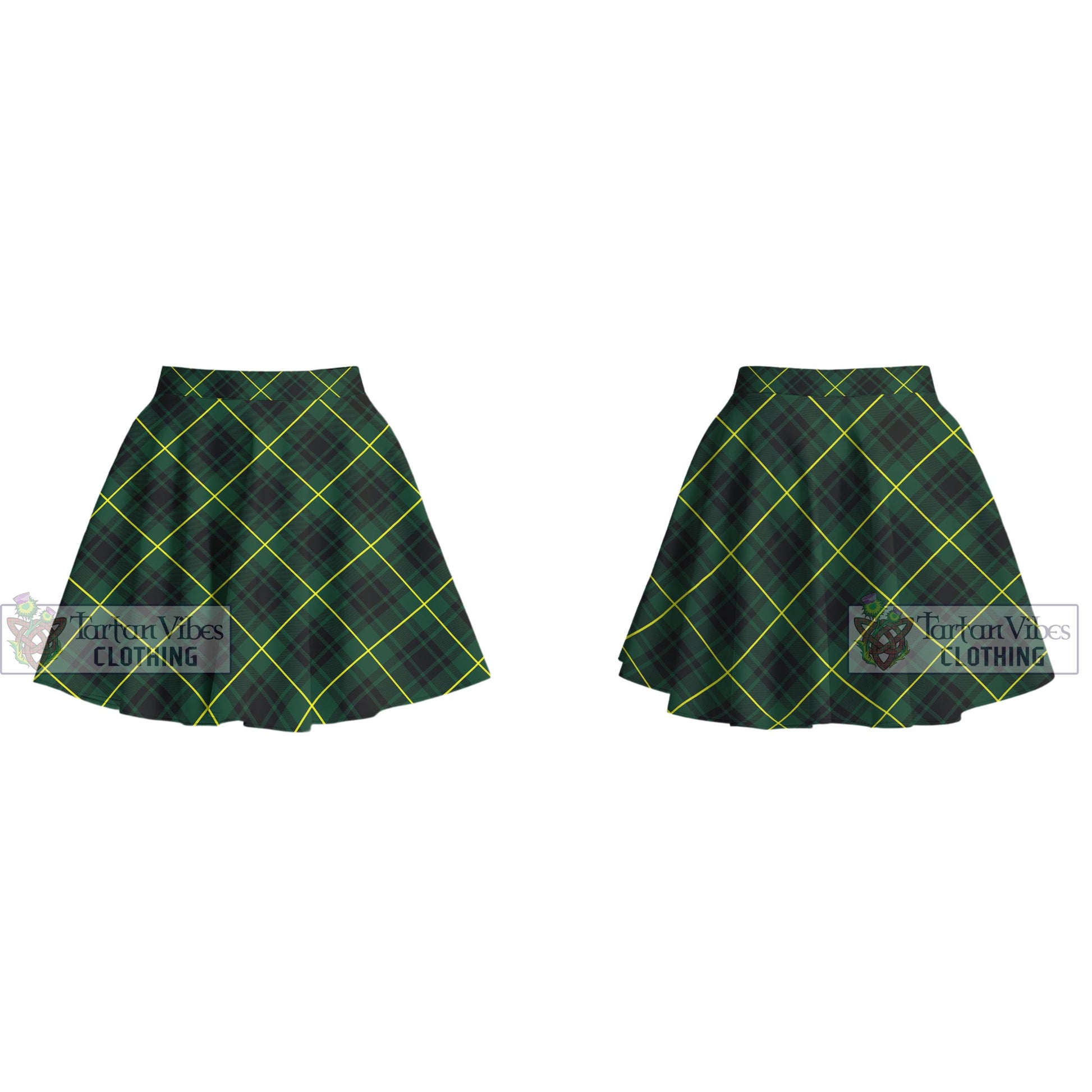 Tartan Vibes Clothing Arthur Modern Tartan Women's Plated Mini Skirt