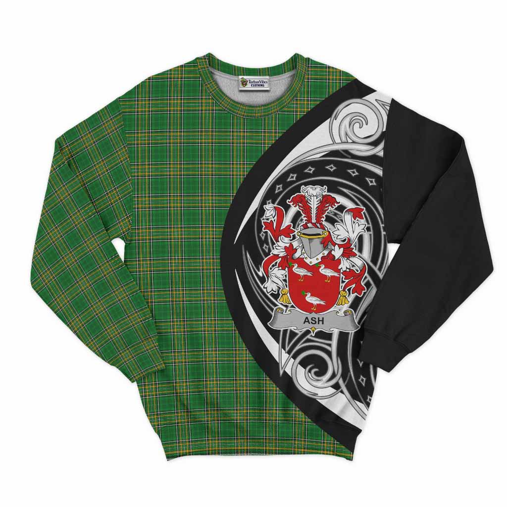 Ash Irish Clan Sweatshirt Celtic Circle Style Unisex - Tartan Vibes Clothing