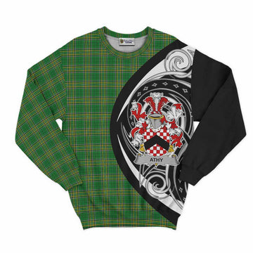 Athy Irish Clan Sweatshirt Celtic Circle Style Unisex - Tartan Vibes Clothing
