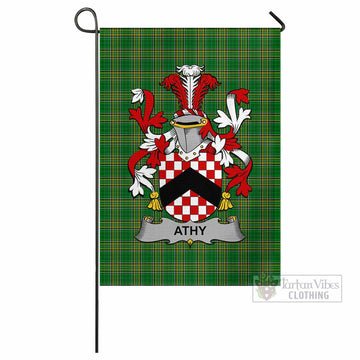 Athy Irish Clan Tartan Flag with Coat of Arms