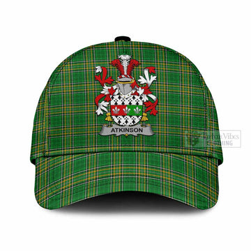 Atkinson Irish Clan Tartan Classic Cap with Coat of Arms