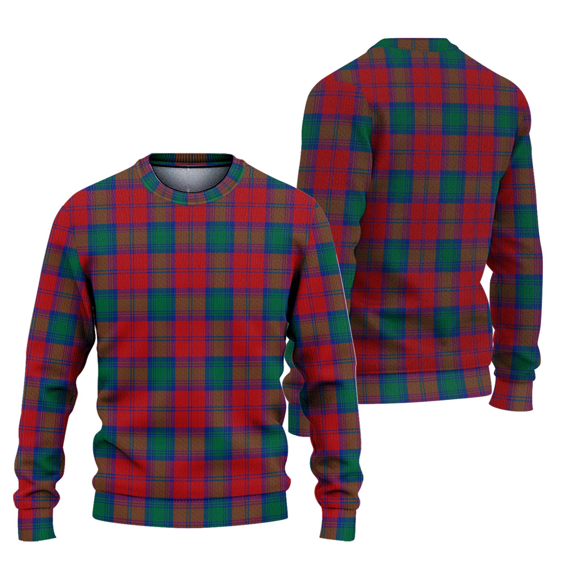 Auchinleck Tartan Knitted Sweater Unisex - Tartanvibesclothing