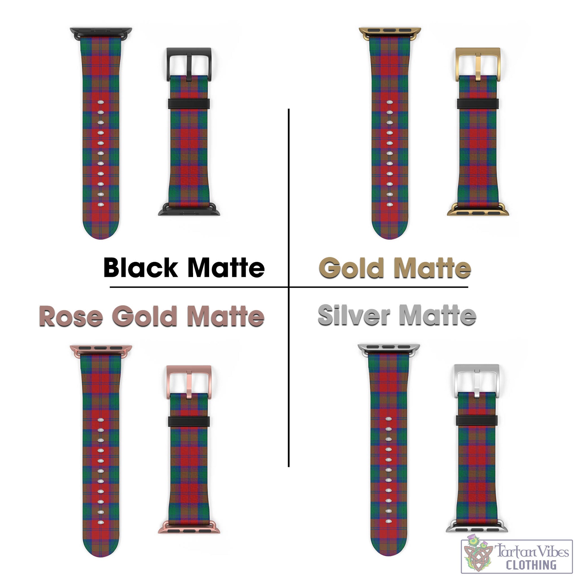 Tartan Vibes Clothing Auchinleck Tartan Watch Band